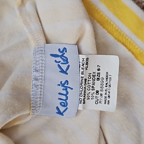 Kelly's Kids Striped Lemonade Summer Shift Dress - Picture 4 of 6